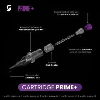 💜 Cartridge Prime+ bieten Präzision, Stabilität und Sicherheit bei jedem Stich. Professionelle Cartridge für Tätowierer,...