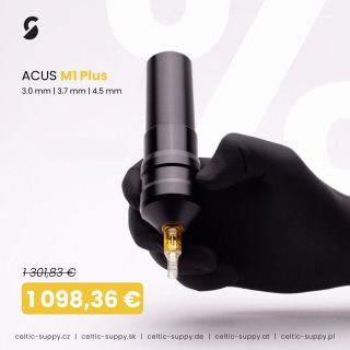 🔥 ACUS M1 Plus mit 15 % Rabatt Kabellose Tattoo Maschine mit präzisem Lauf und austauschbaren Hublängen 3.0 mm 3.7 mm und...